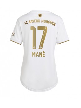 Bayern Munich Sadio Mane #17 Auswärtstrikot für Frauen 2022-23 Kurzarm